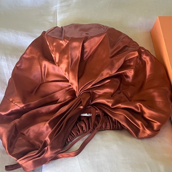 Clementine Sleepwear Hair Bonnet 100% Organic Mulberry - Picture 3 of 5